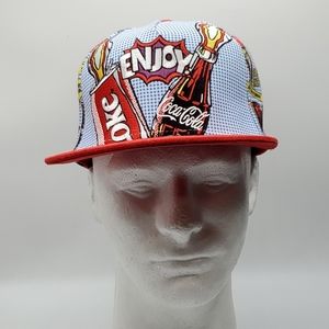 Coca-Cola  2016 Snap back red hot summer graffiti cartoon all over 90s look hot